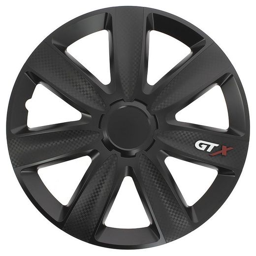 Juego de tapacubos 13,14",15" y 16" mod: Carbon Black