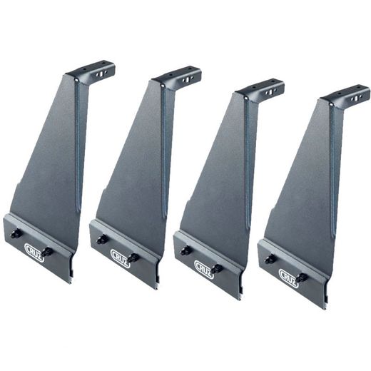 Kit 4 soportes vierteaguas V 28 cm para barras Xpro y Alu cargo