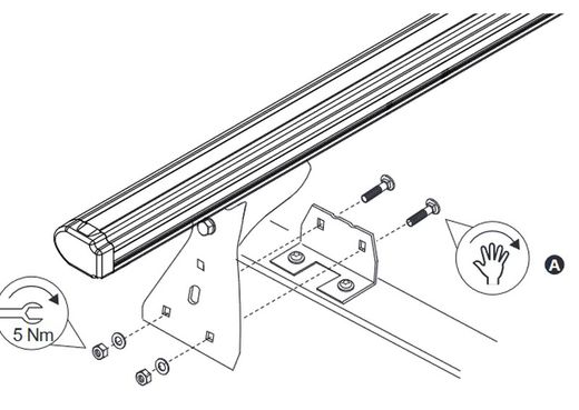 933-470 Kit 6 soportes T. Land Cruiser 5p (02->)