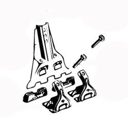 kit de 4 pies para vierteaguas bajo (KP) marca La prealpina