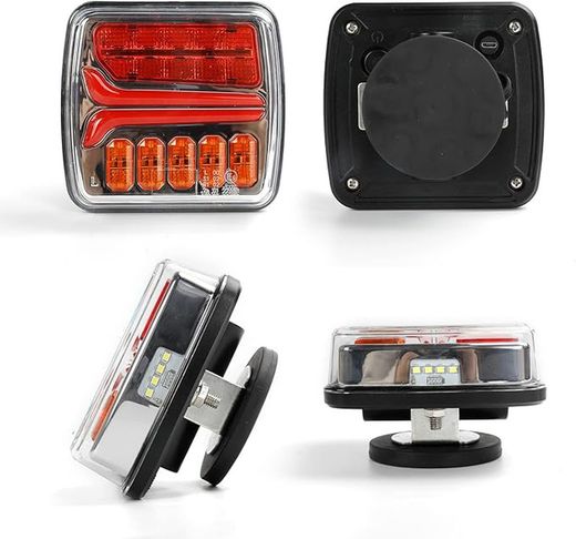 Kit luces magneticas para remolque con Wiriles