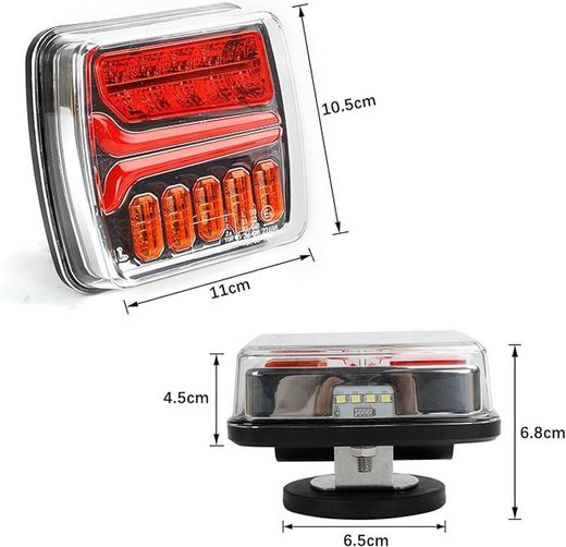 Kit luces magneticas para remolque con Wiriles