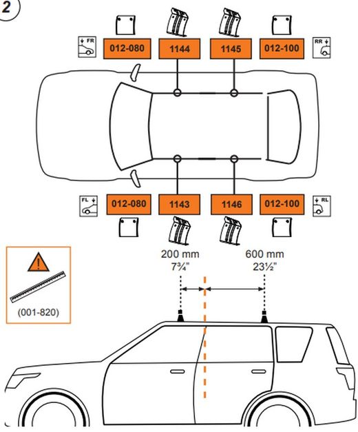 Baca Safari + pies para Mit. Montero 3p (II - techo normal) 91>00