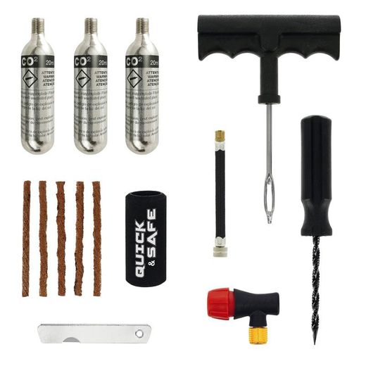 Kit reparación pinchazos en los neumáticos con GAS C02.