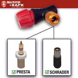 Kit reparación pinchazos en los neumáticos con GAS C02.