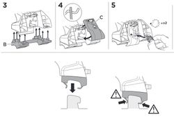 186098 Kit Thule GLA (H247) 20>  y EQA 22> con railing