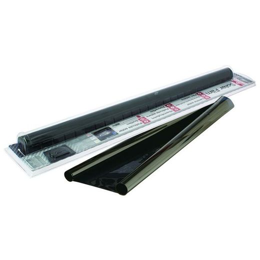 Lamina solar 75 x 300 cm MIDNIGHT color negro, Homologada
