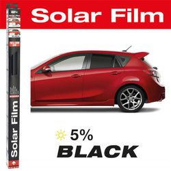 Lamina solar 76 x 300 cm MIDNIGHT color negro, Homologada