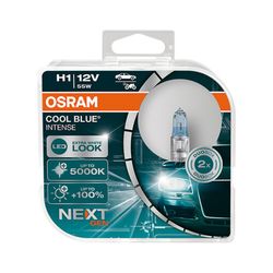 Lamparas Osram Cool Blue Intense 100% más de brillo, hasta 5000 K