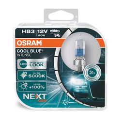 Lamparas Osram Cool Blue Intense 100% más de brillo, hasta 5000 K