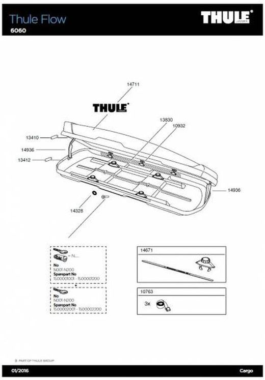 Visagra Para Thule Flow/Dynamic