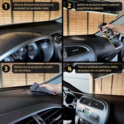 Limpia Salpicadero con Efecto Mate 300 ml.