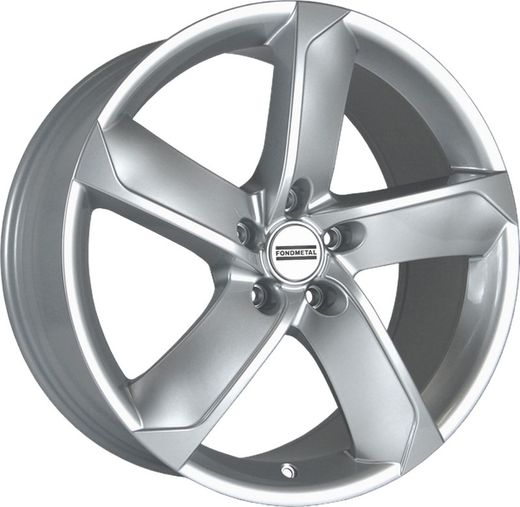 Llanta 7900 marca Fondmetal anclaje 5X108 diametro 17 (Ancho: 7.50 - ET: 49) Acabado Glossy silver