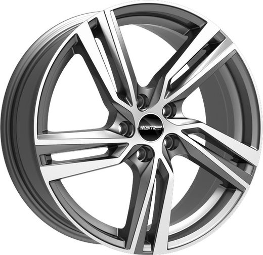 Llanta ARCAN marca Gmp anclaje 5X114.3 diametro 19 (Ancho: 7.50 - ET: 50,5) Acabado Anthracite diamond