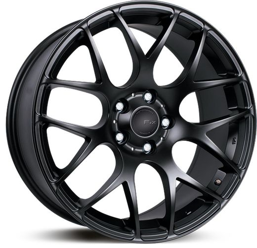 Llanta MS007 marca Fox anclaje 5X120 diametro 19 (Ancho: 8.50 - ET: 35) Acabado Matt black