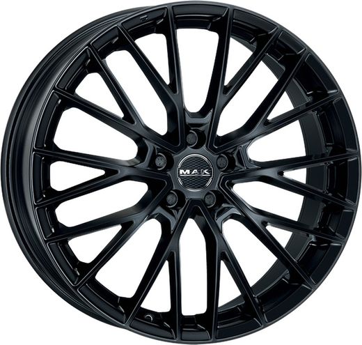 Llanta SPECIALE marca Mak anclaje 5X114.3 diametro 20 (Ancho: 8.50 - ET: 40) Acabado Gloss black