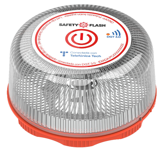Luz de Emergencia V16 con Geolocalización DGT SAFETY FLASH