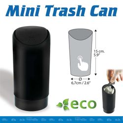Mini cubo de basura para coche