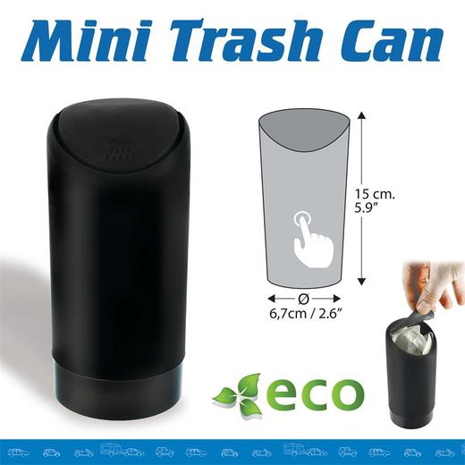 Mini cubo de basura para coche