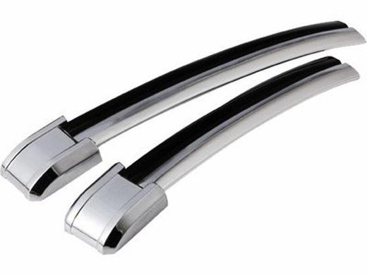 Moldura cromo/negra adhesiva con punteras 12mm x 3Mtrs.