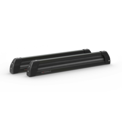 NORDRIVE Nordic-King EVO NK-60 | Portaesquís Universal | 6 Pares de Esquís / 4 Tablas de Snowboard - NEGRO