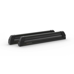 NORDRIVE Pro-Slider EVO PS-60 | Portaesquís Deslizante Universal | 6 Pares de Esquís / 4 Tablas de Snowboard - NEGRO