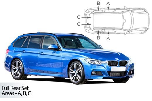 Parasoles a medida BMW Serie 3 F31 touring 12>19