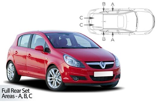 Parasoles a medida Opel Corsa D & E 5 puertas 06>18