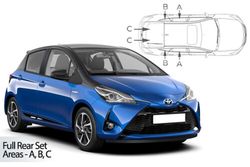Parasoles a medida Toyota Yaris 5p. 17>19