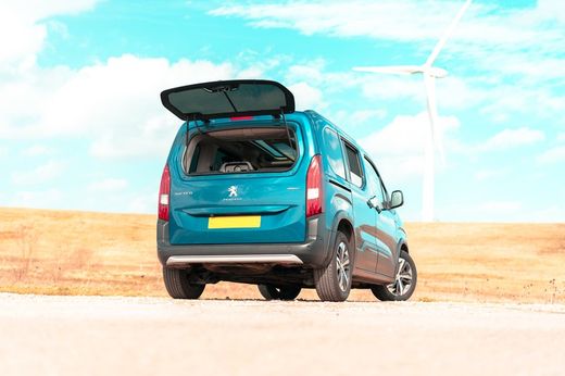 Parasoles de Citroen Berligo L1 2018> vidrio de puerta trasera elevable separado