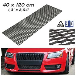 Parrilla de ventilación 120 x 40 cm en plastico. Malla grande