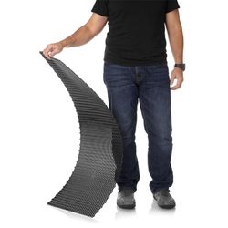 Parrilla de ventilación 120 x 40 cm en plastico. Malla grande