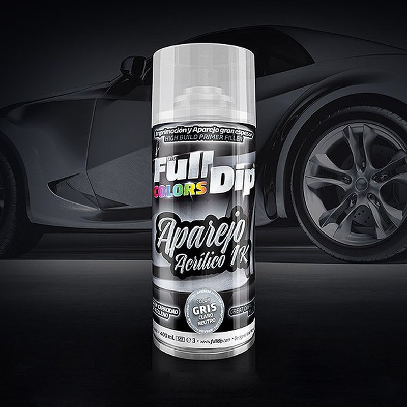 Pintura spray Full Dip Laca Alto Brillo Satinado 400ml. — Totcar