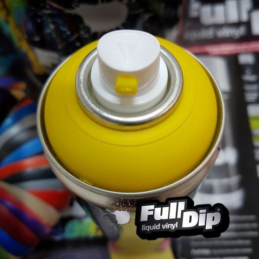 Pintura spray Full Dip Amarillo mate 400ml.