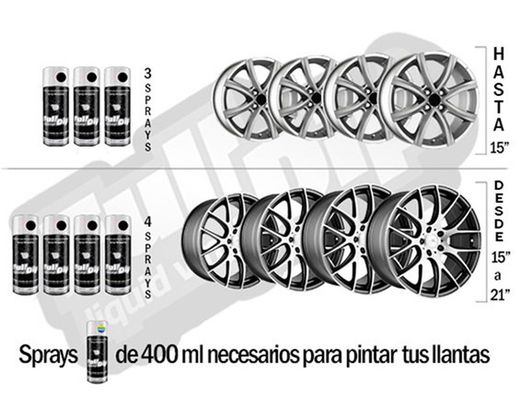 Pintura spray Full Dip Antracita metalizado 400ml.