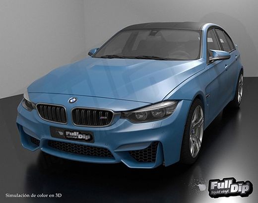 Pintura spray Full Dip Azul metalizado 400ml.