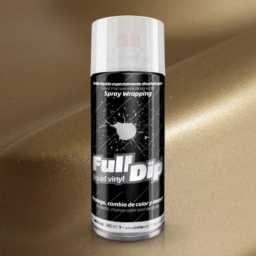 Pintura spray Full Dip Bronce metalizado mate 400ml.