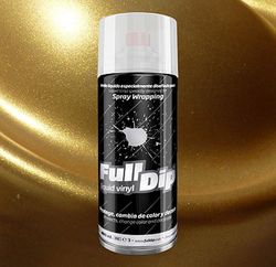 Pintura spray Full Dip Dorado perla* 400ml.