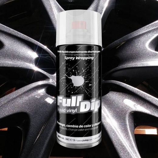 Pintura spray Full Dip Hiper Black Metallic 400ml.
