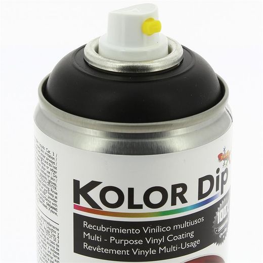 Pintura spray Kolor Dip Negro mate 400ml.