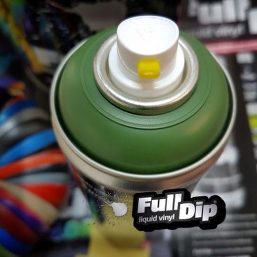 Pintura spray Full Dip Verde Militar mate 400 ml