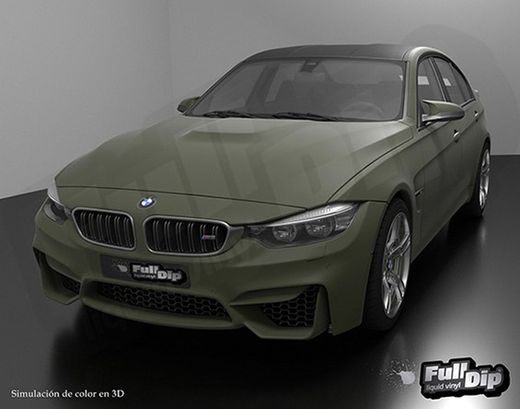 Pintura spray Full Dip Verde Militar mate 400 ml