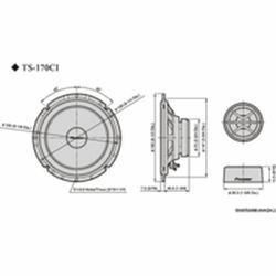 Pioneer altavoces 17cm. kit 2 vias TS1702I