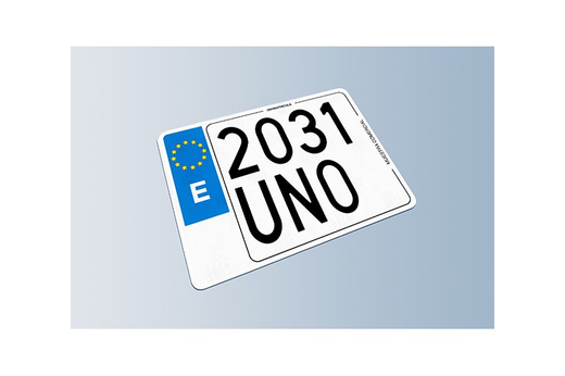 Matrícula Acrílica Homologada para Moto