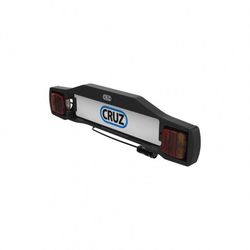 Porta-matricula con luces Cruz