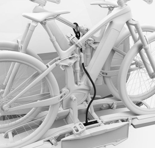 Porta bicicletas Thule Epos 2 + bolsa + antirrobo Abus