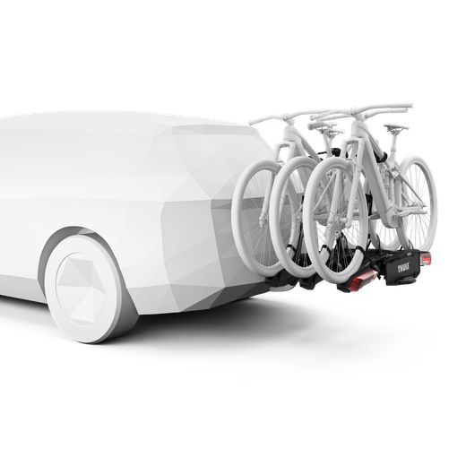 Portabicicletas Thule Epos 3 | 3 Bicicletas | Plegable y Abatible | Carga 60kg | Fijación Telescópica