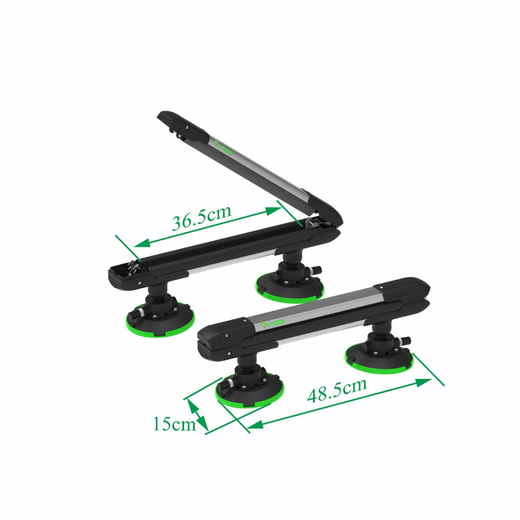Porta esquís y snowboard TreeFrog 365 H con ventosas | Sistema aerodinámico de alta eficiencia