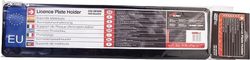 Porta matricula en ABS Negro (enmarcable )