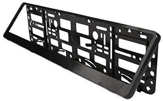 Porta matricula en ABS Negro (enmarcable )